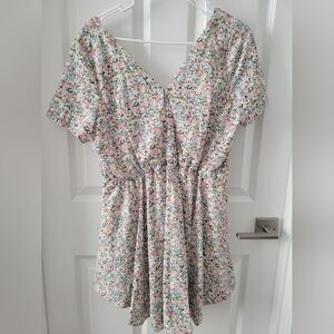 Floral V-Neck Dress